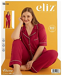 ELİZ 7041-7 VİSKON PİJAMA