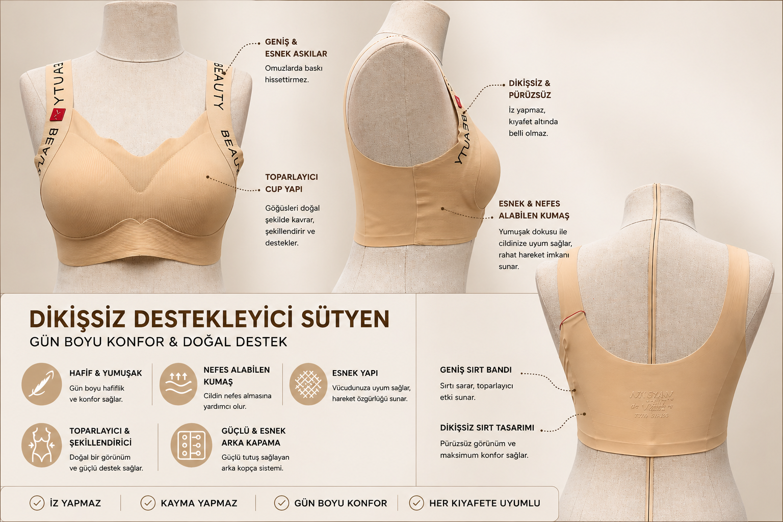 İnci 3323 Hayalet Sütyen
