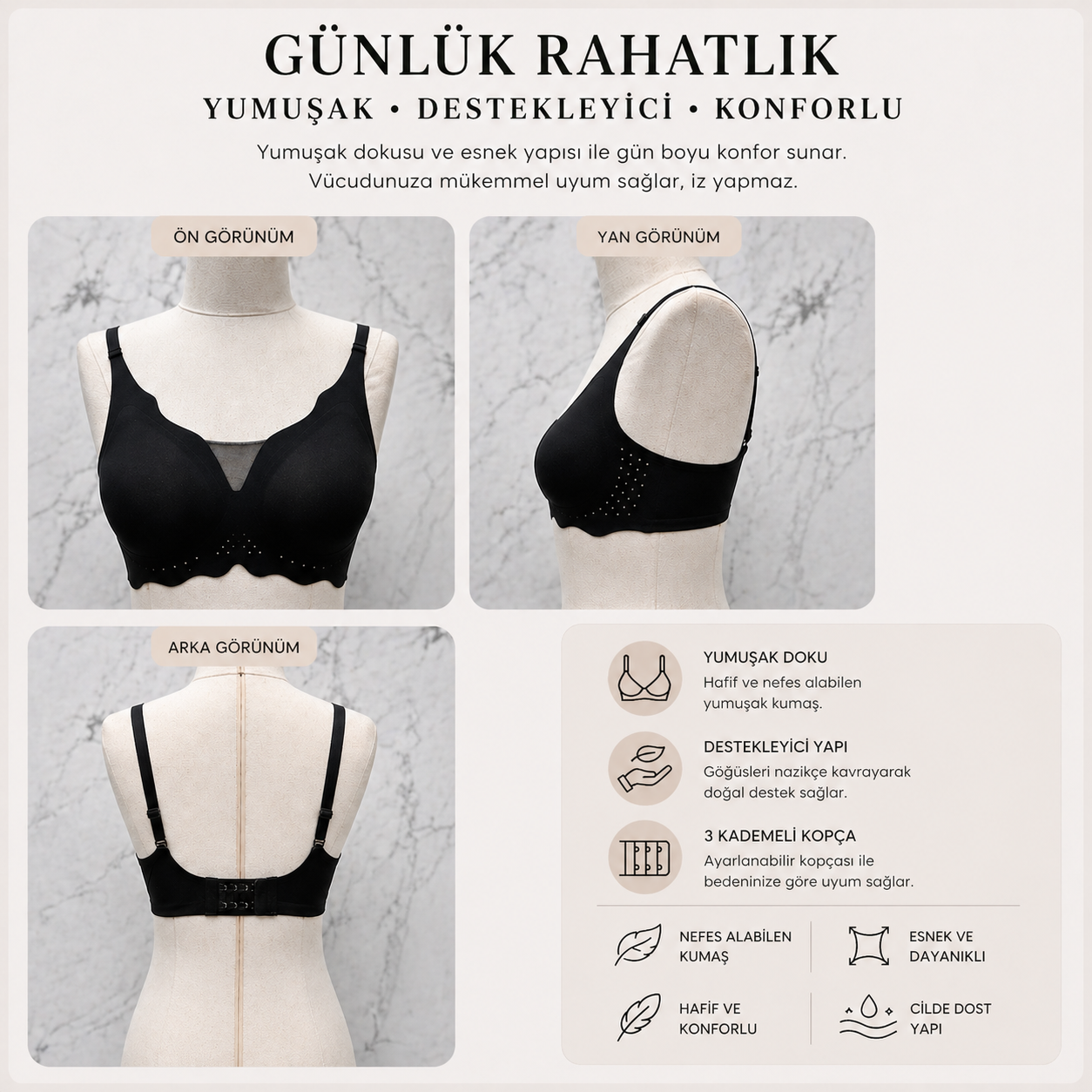 İnci Hayalet Sütyen 2813