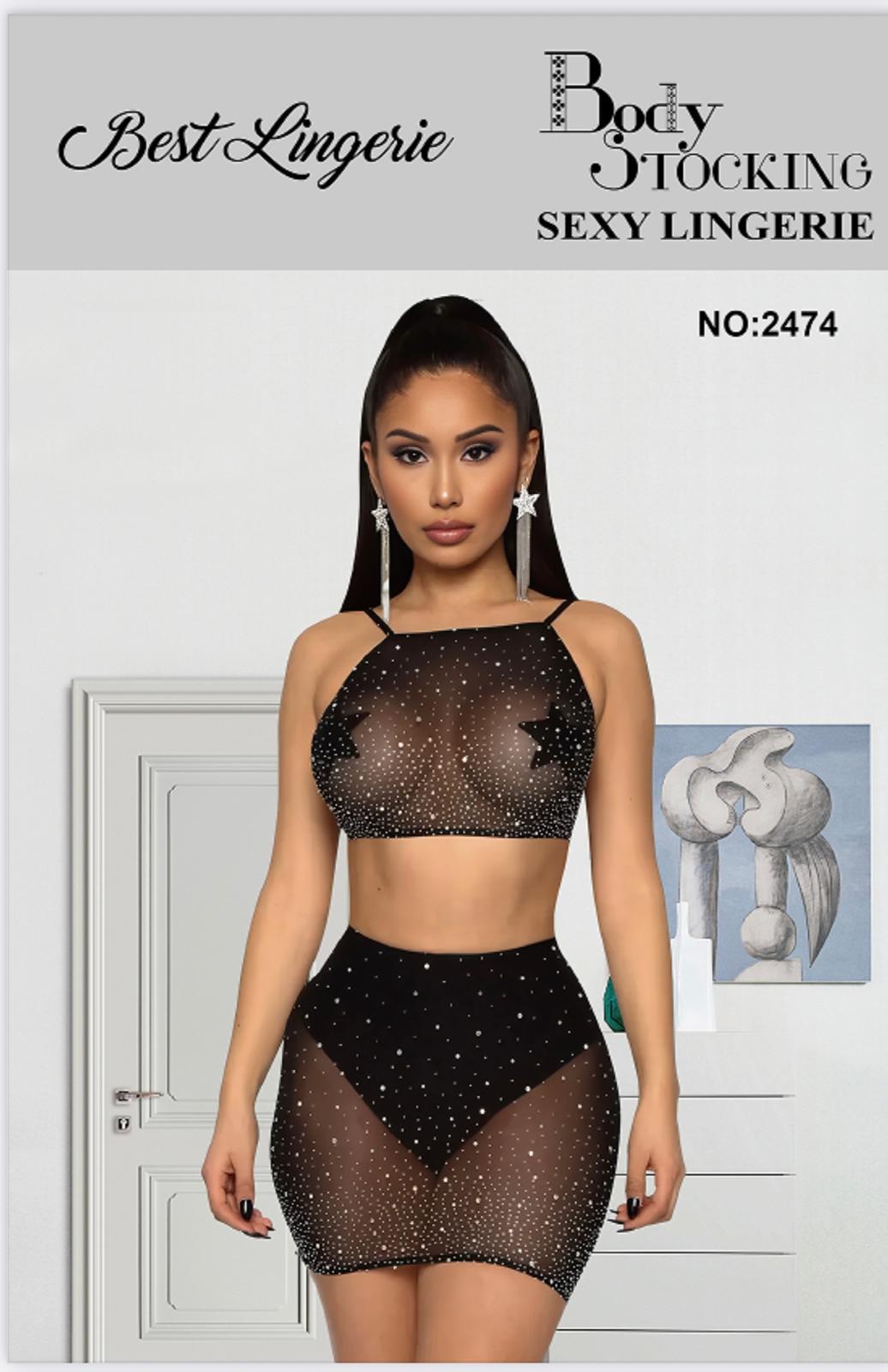 İnci Vücut Çorabı 2474