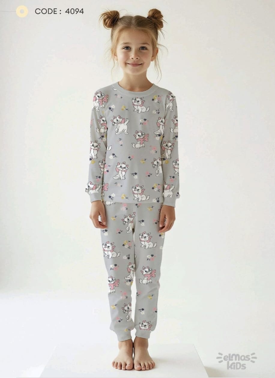 Kız Çocuk Pijama Takımı 4094