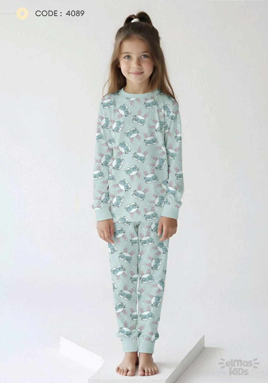 Kız Çocuk Pijama Takımı 4089